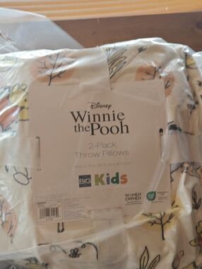 Disney Winnie the Pooh Throw Pillow Set - Yellow, Cream & Orange Accents
